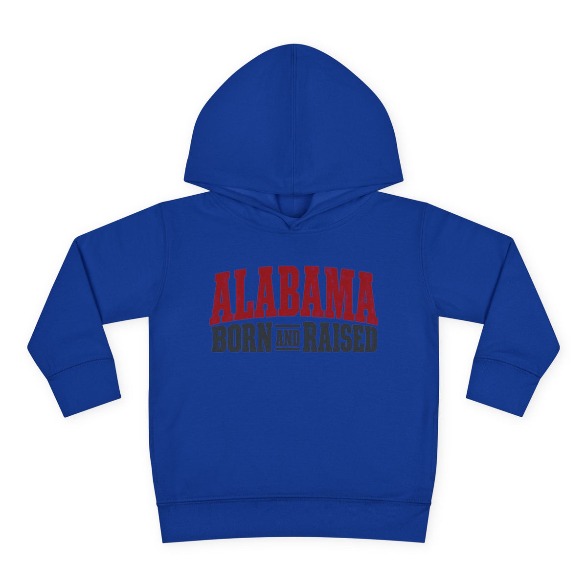 Alabama Born and Raised Rugged Workwear Unisex Toddler Pullover Fleece Hoodie