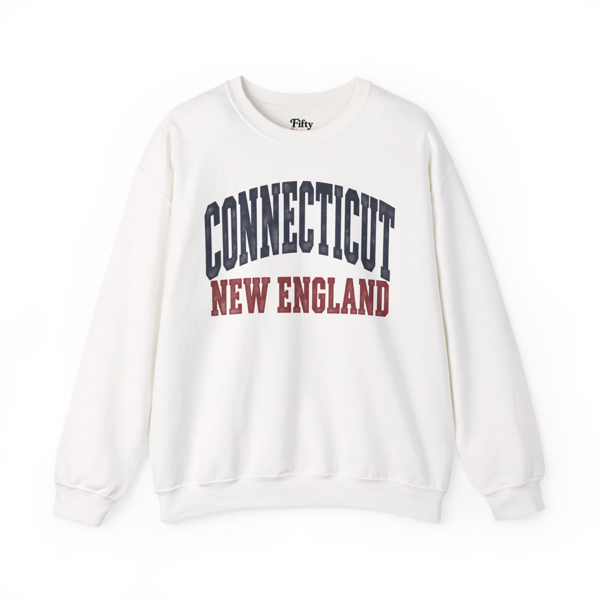 Connecticut New England Unisex Crewneck Sweatshirt State Name Graphic