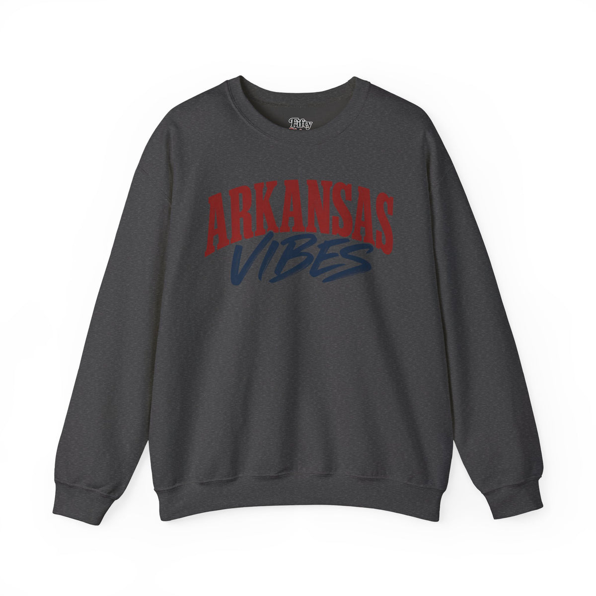 Arkansas Vibes Unisex Crewneck Sweatshirt State Name Graphic