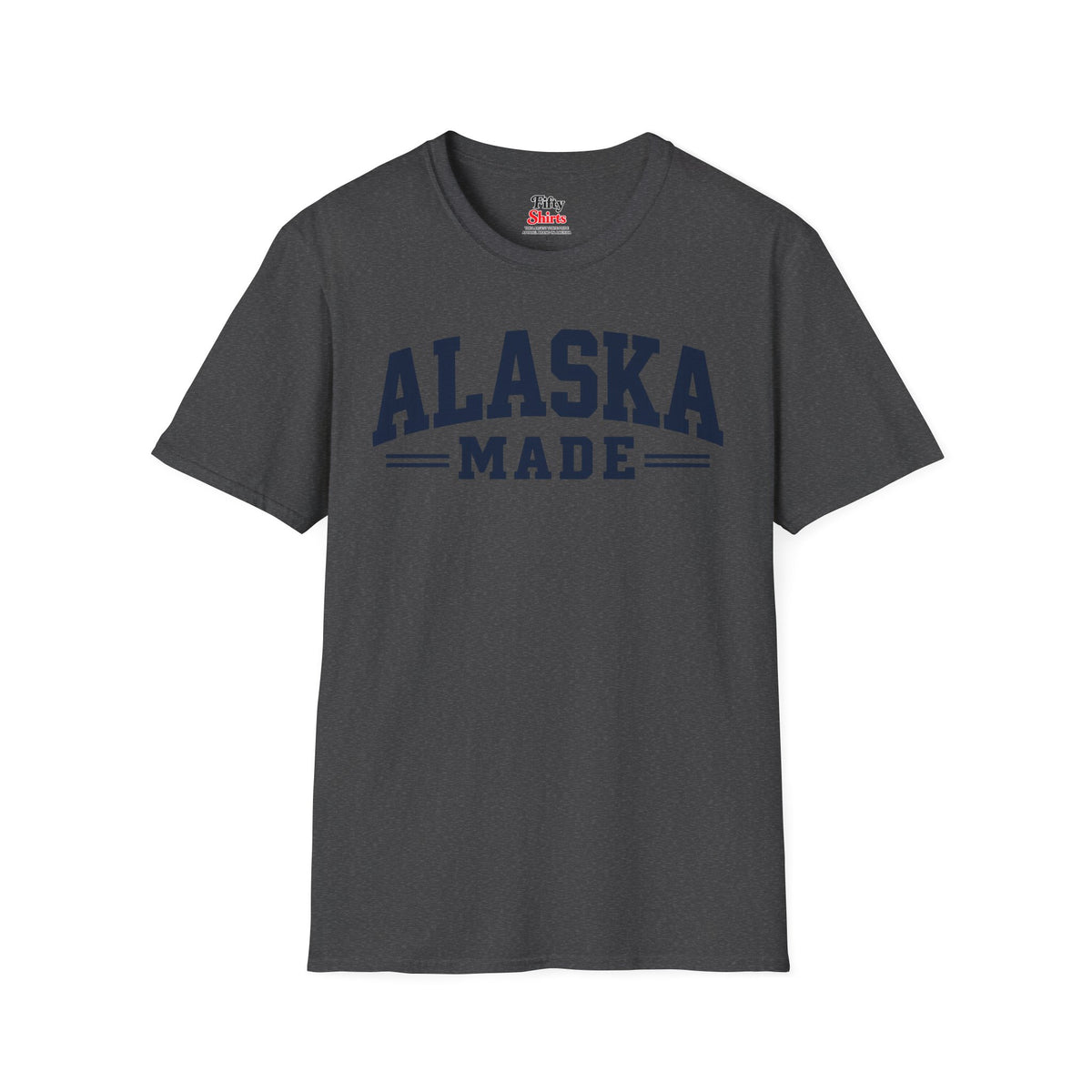 Alaska Made Unisex Softstyle T Shirt State Name Graphic Tee