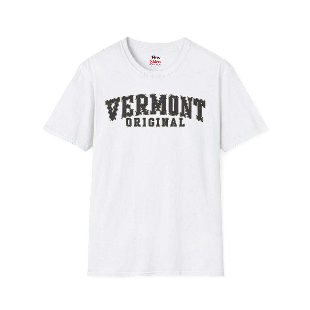 Vermont Original Unisex Softstyle T Shirt State Name Graphic Tee