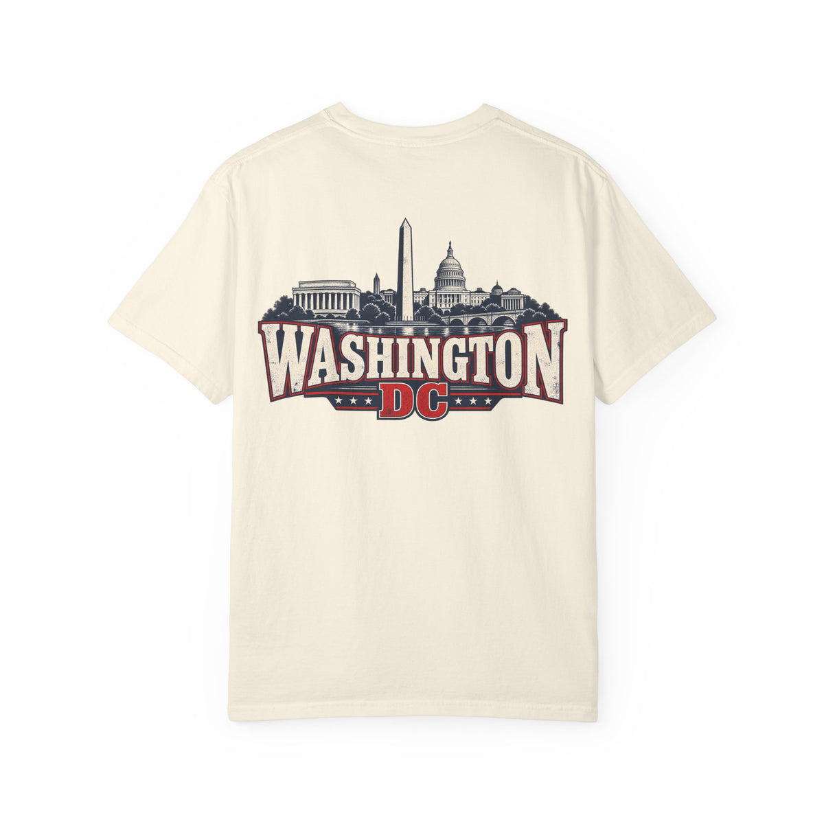 Washington DC Skyline Unisex Comfort Color 1717 Streetwear Graphic Tee
