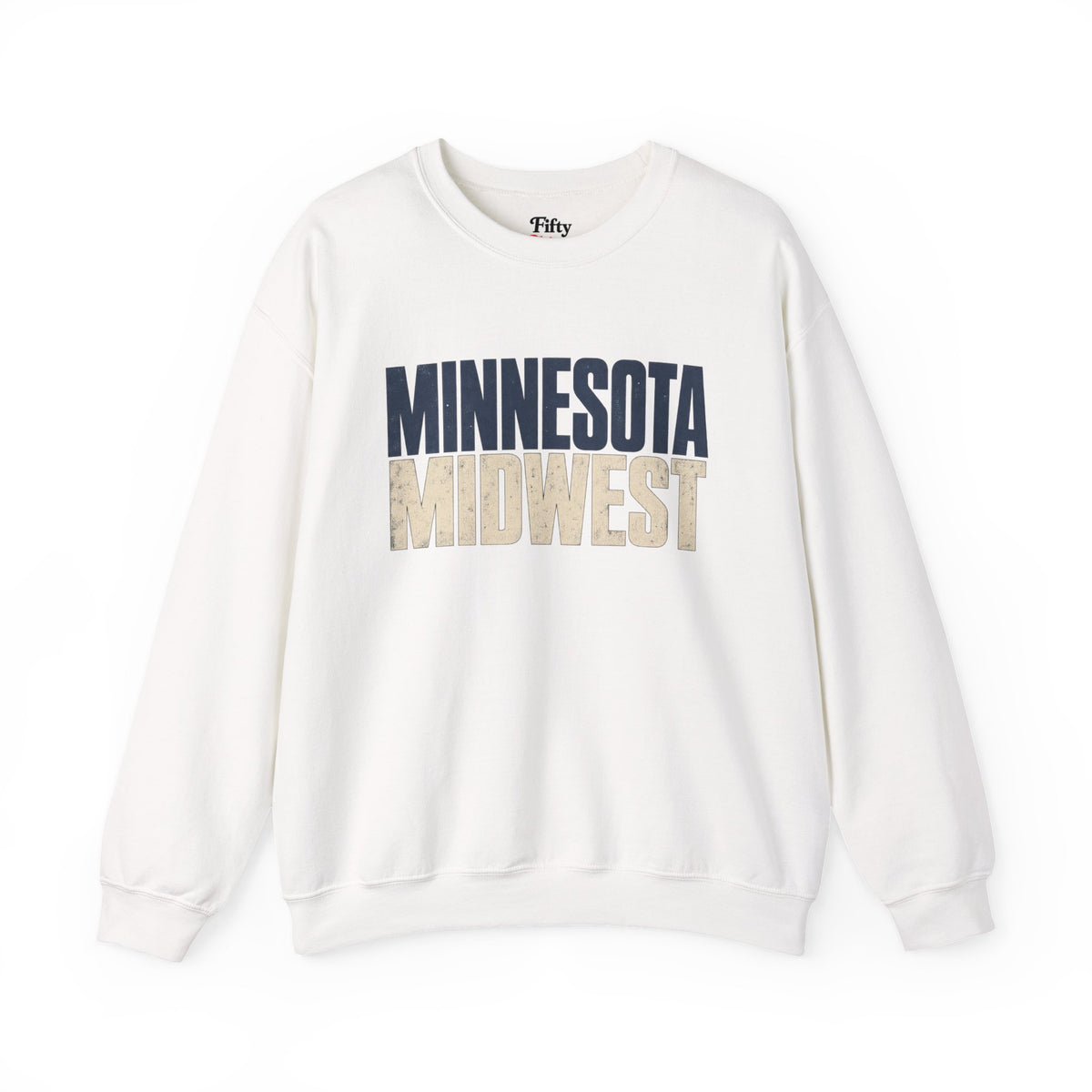 Minnesota Midwest Unisex Crewneck Sweatshirt State Name Graphic