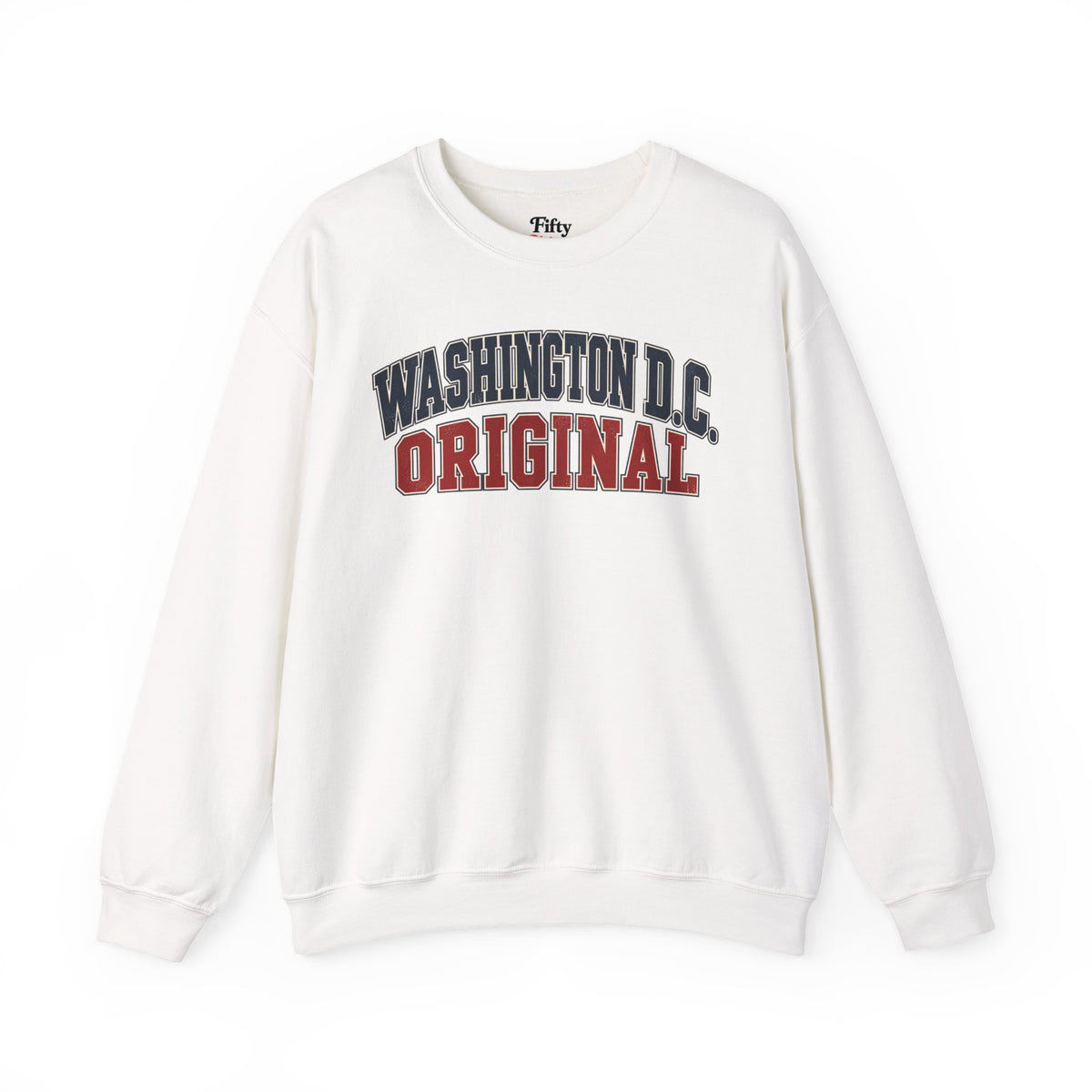 Washington DC Original Unisex Crewneck Sweatshirt State Name Graphic
