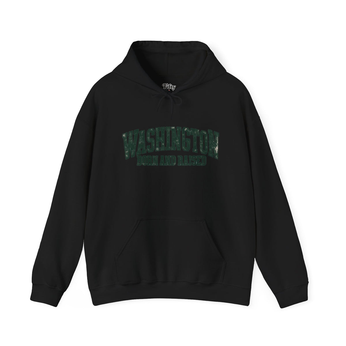 Washington Born and Raised Vintage Workwear Unisex Hoodie Graphic
