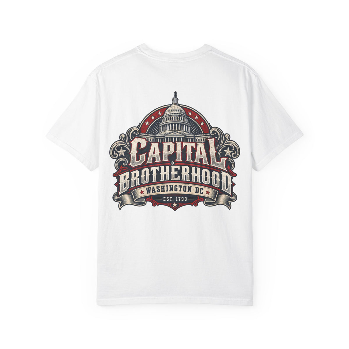 Washington DC Capital Brotherhood Unisex Comfort Color 1717 Streetwear Graphic Tee