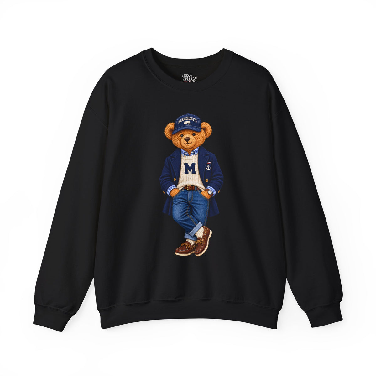 Massachusetts - Game Day Teddy Bear Sweatshirt