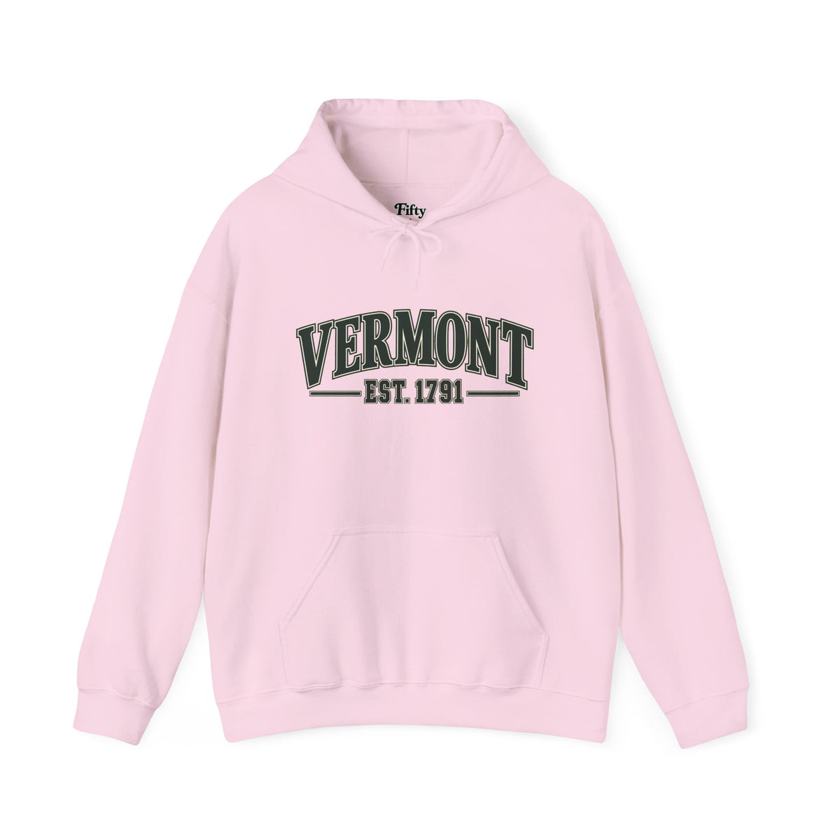 Vermont Est. 1791 Unisex Hoodie State Name Graphic
