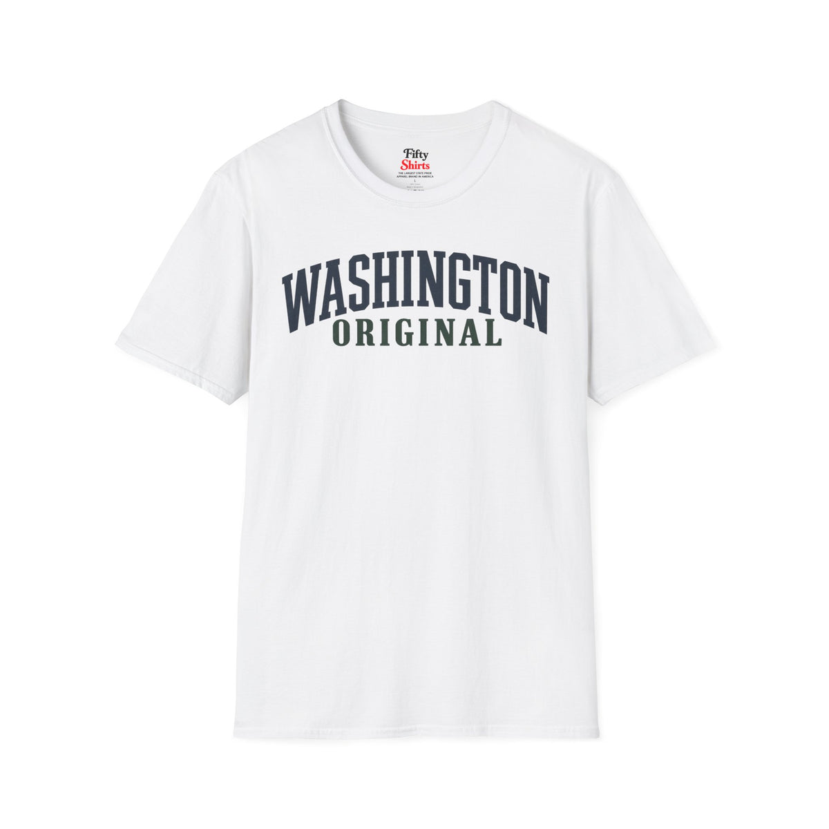 Washington Original Unisex Softstyle T Shirt State Name Graphic Tee