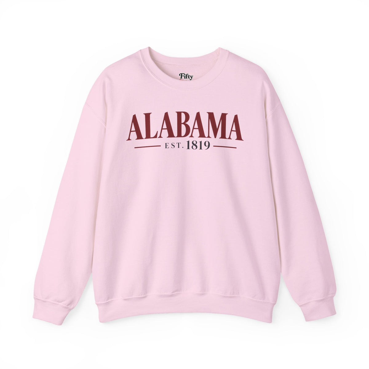 Alabama Est 1819 Unisex Crewneck Sweatshirt State Name Graphic
