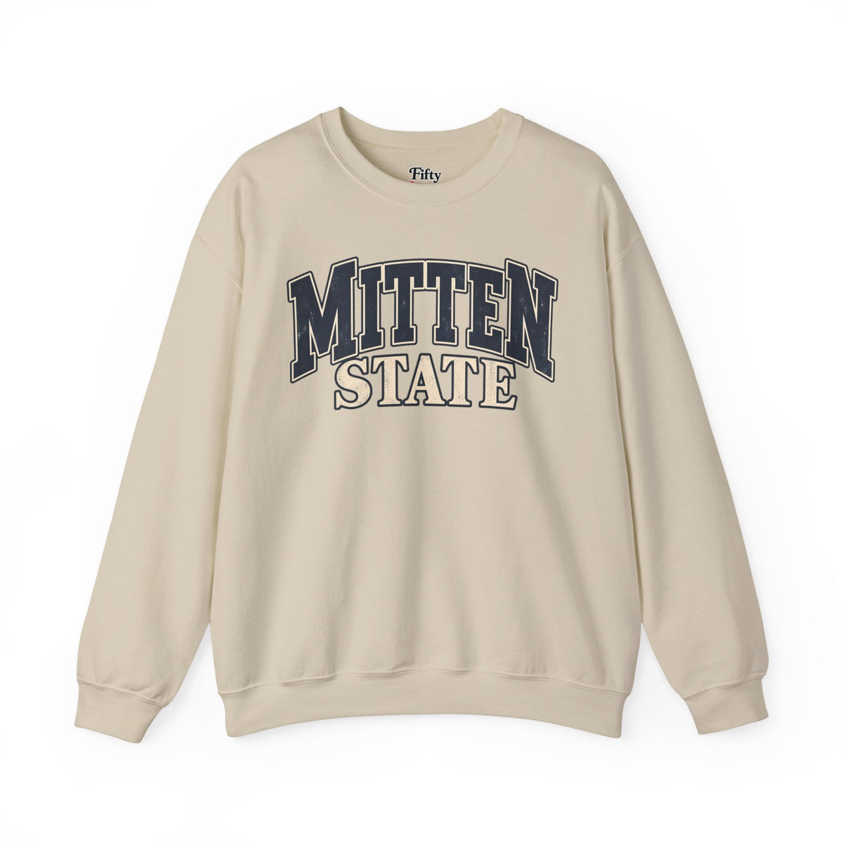 Michigan Mitten State Unisex Crewneck Sweatshirt State Name Graphic