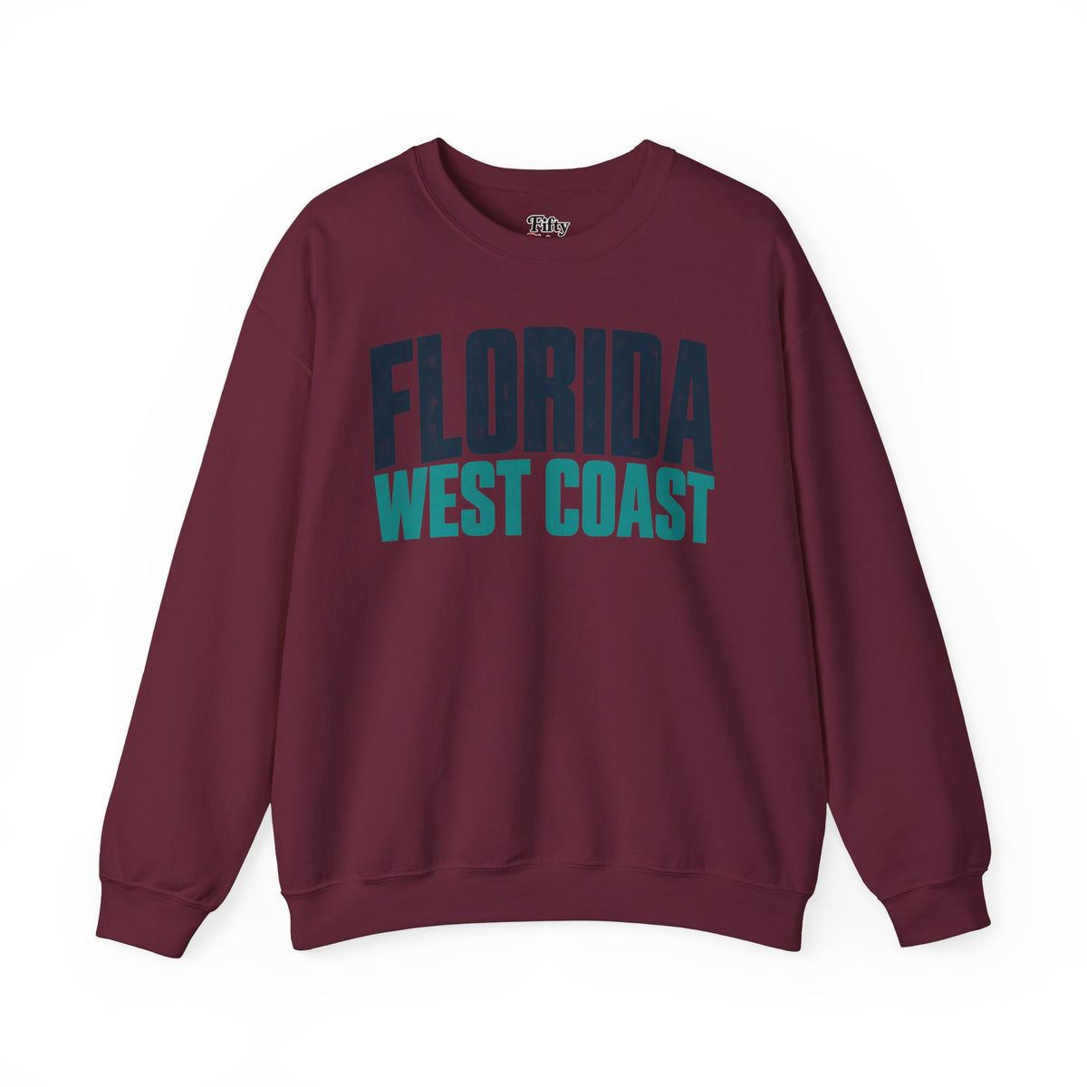 Florida West Coast Unisex Crewneck Sweatshirt State Name Graphic
