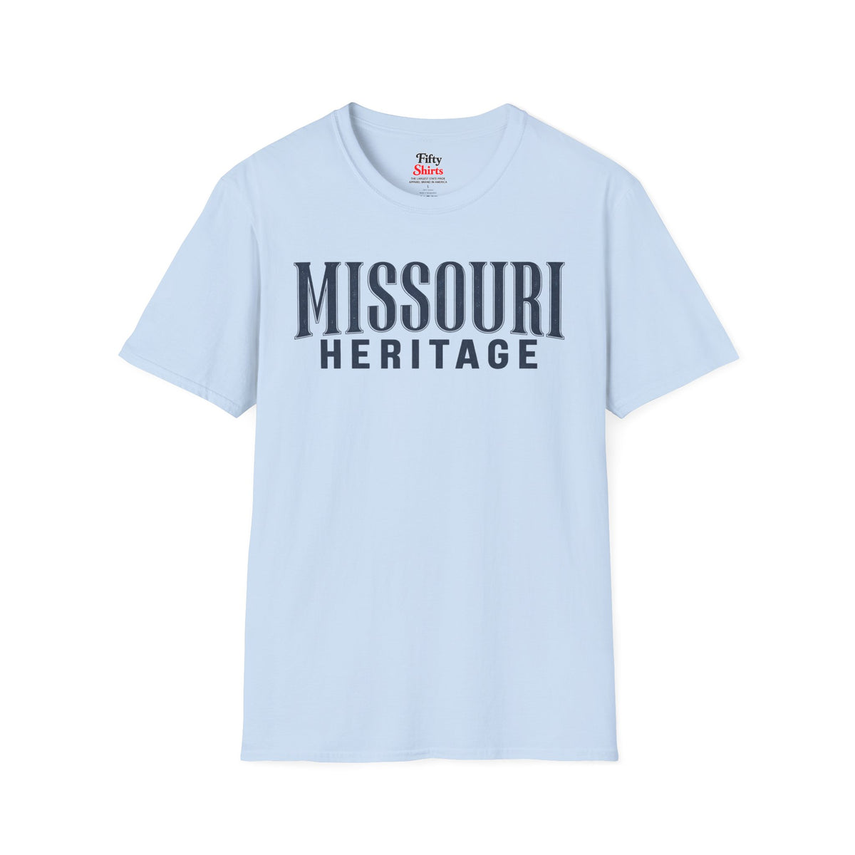 Missouri Heritage Unisex Softstyle T Shirt State Name Graphic Tee