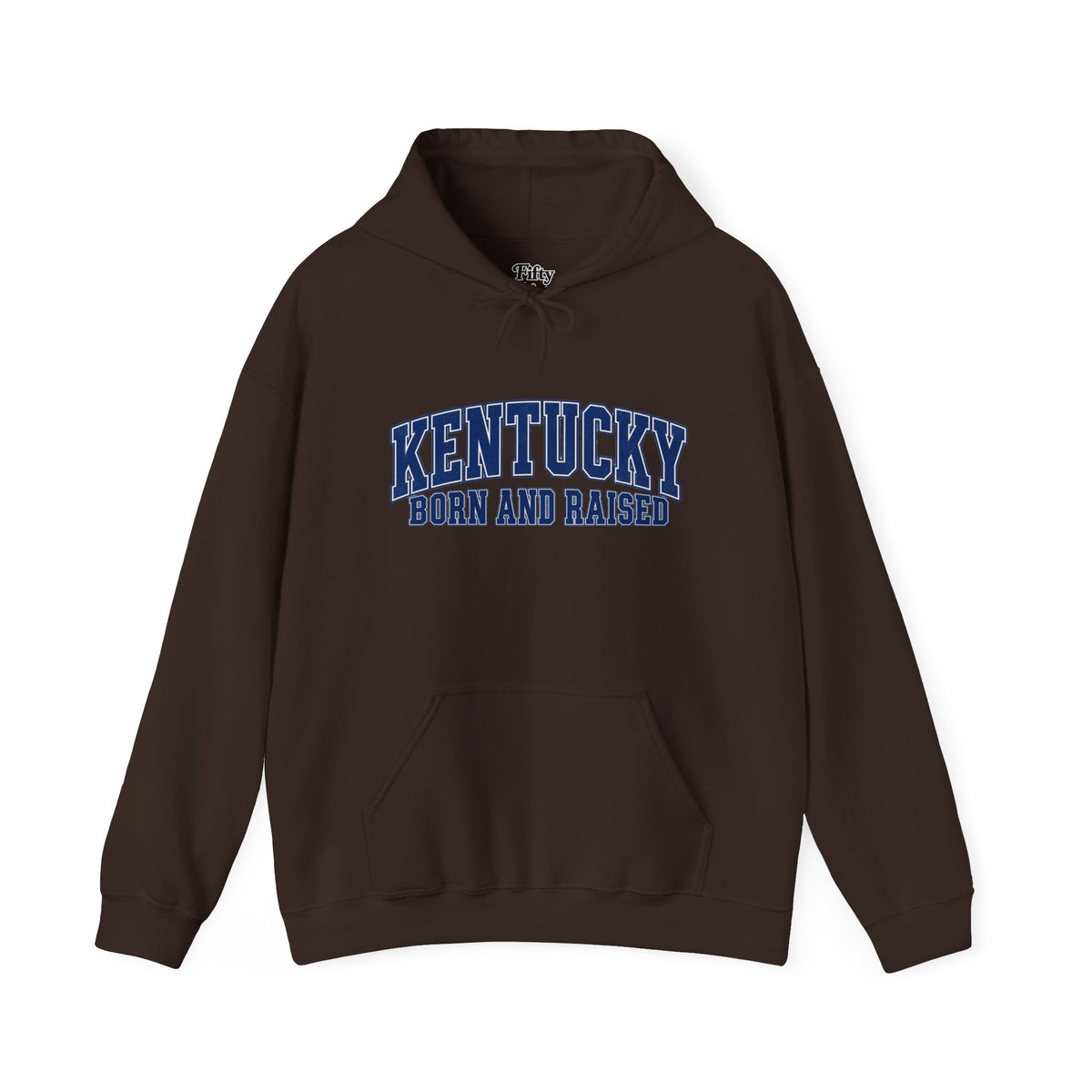 Kentucky Born and Raised Classic Collegiate Unisex Hoodie Graphic