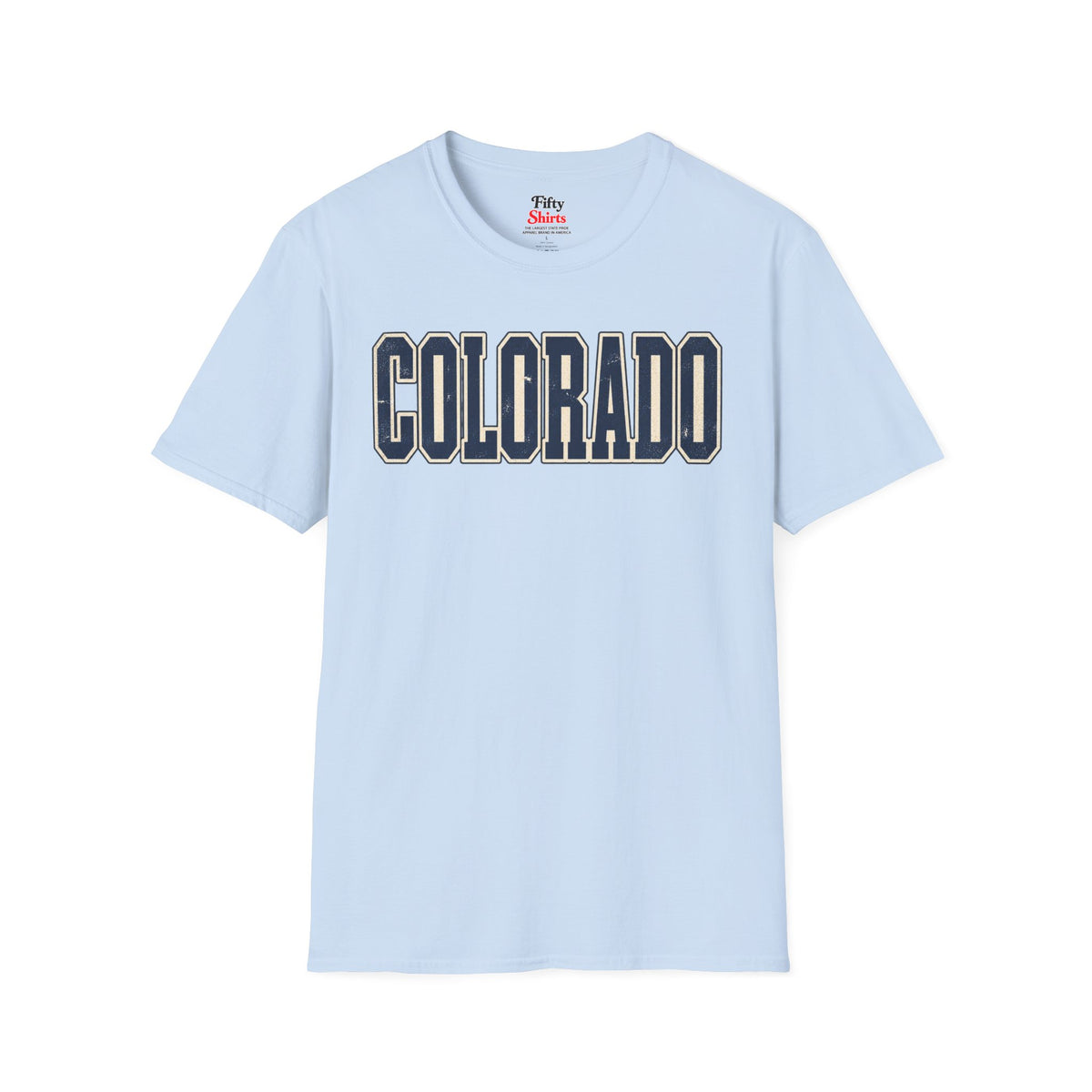 Colorado Unisex Softstyle T Shirt State Name Graphic Tee