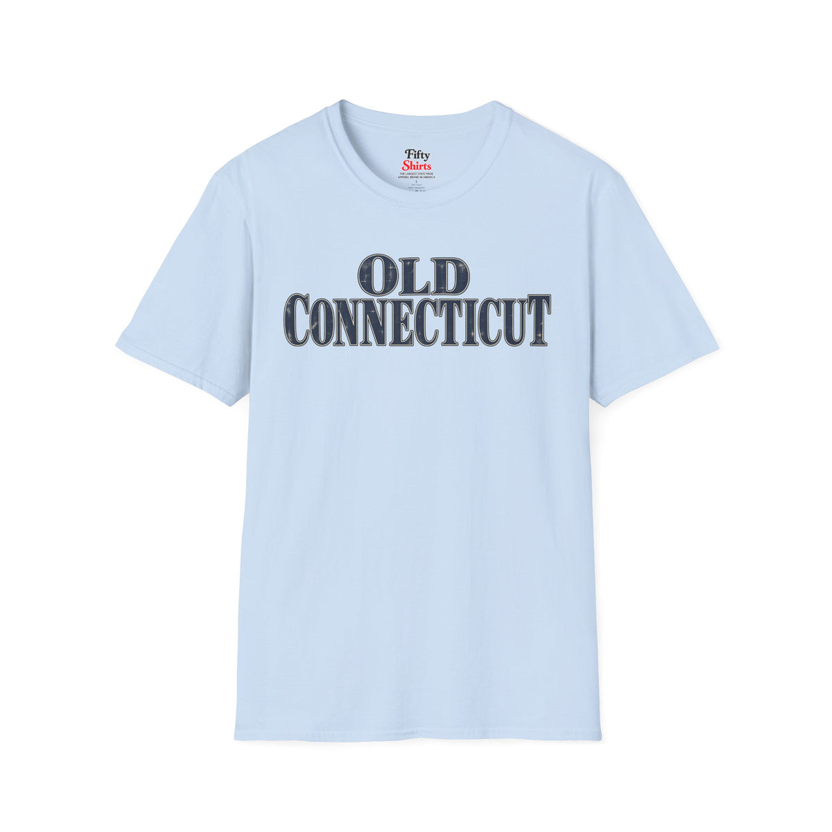 Old Connecticut Unisex Softstyle T Shirt State Name Graphic Tee