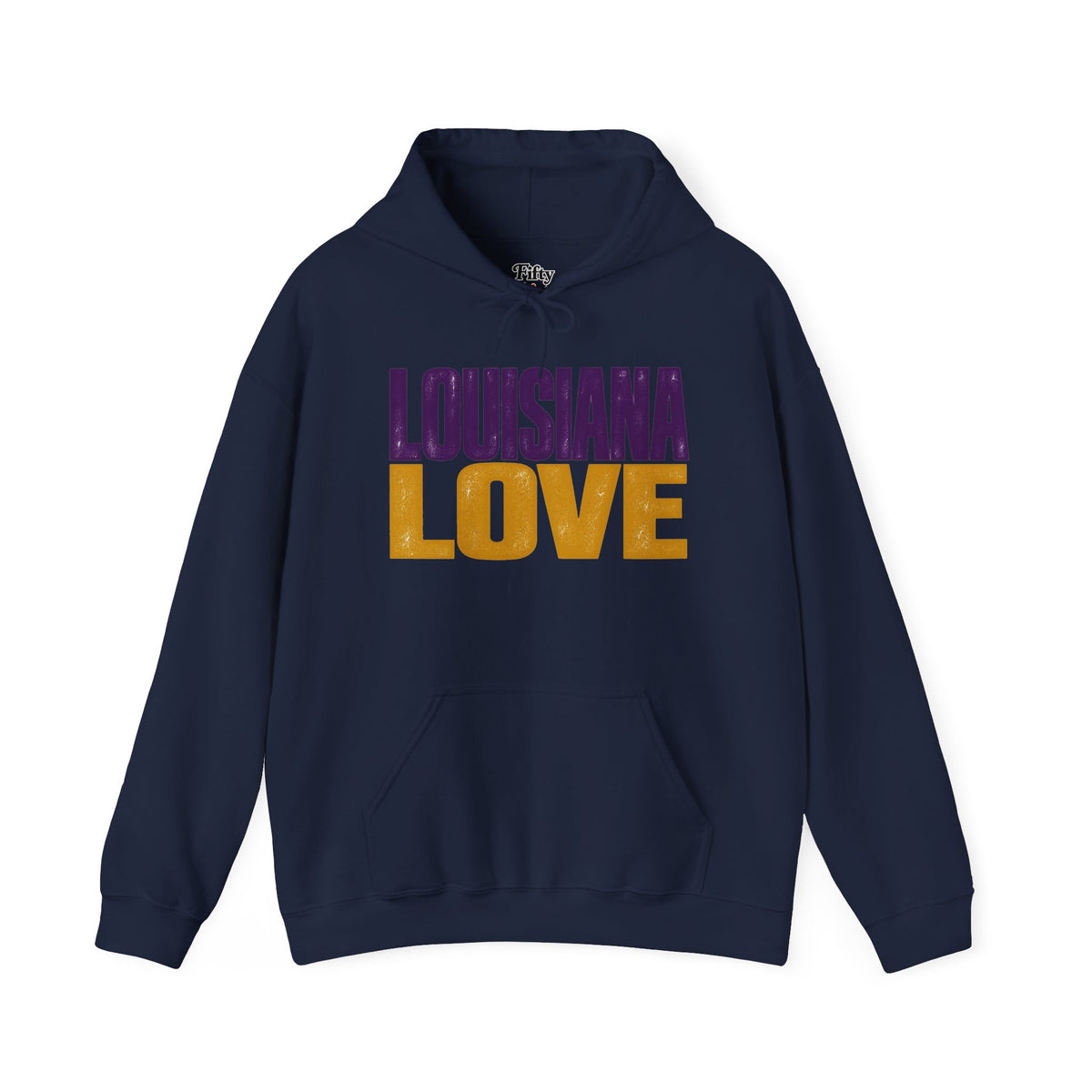 Louisiana Love Unisex Hoodie State Name Graphic