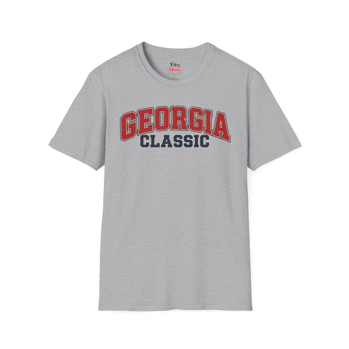 Georgia Classic Unisex Softstyle T Shirt State Name Graphic Tee