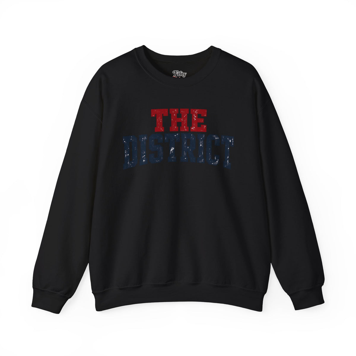 Washington DC The District Unisex Crewneck Sweatshirt State Name Graphic