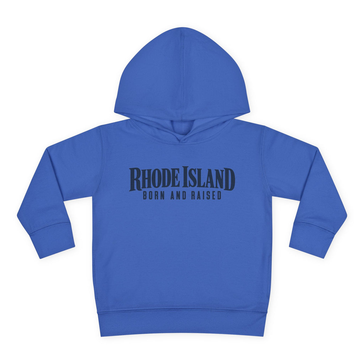 Rhode Island Born and Raised Premium Heritage Unisex Toddler Pullover Fleece Hoodie