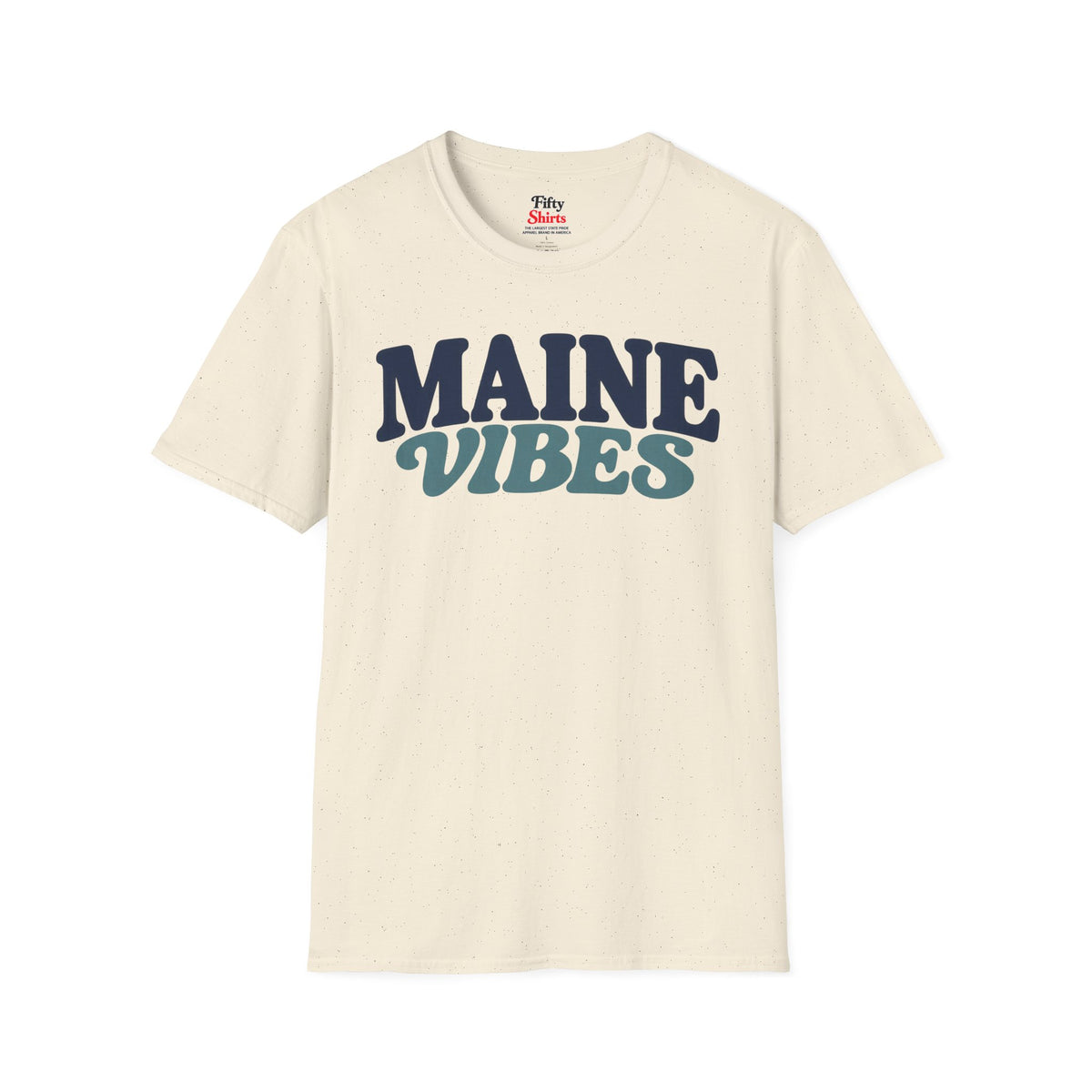 Maine Vibes Unisex Softstyle T Shirt State Name Graphic Tee