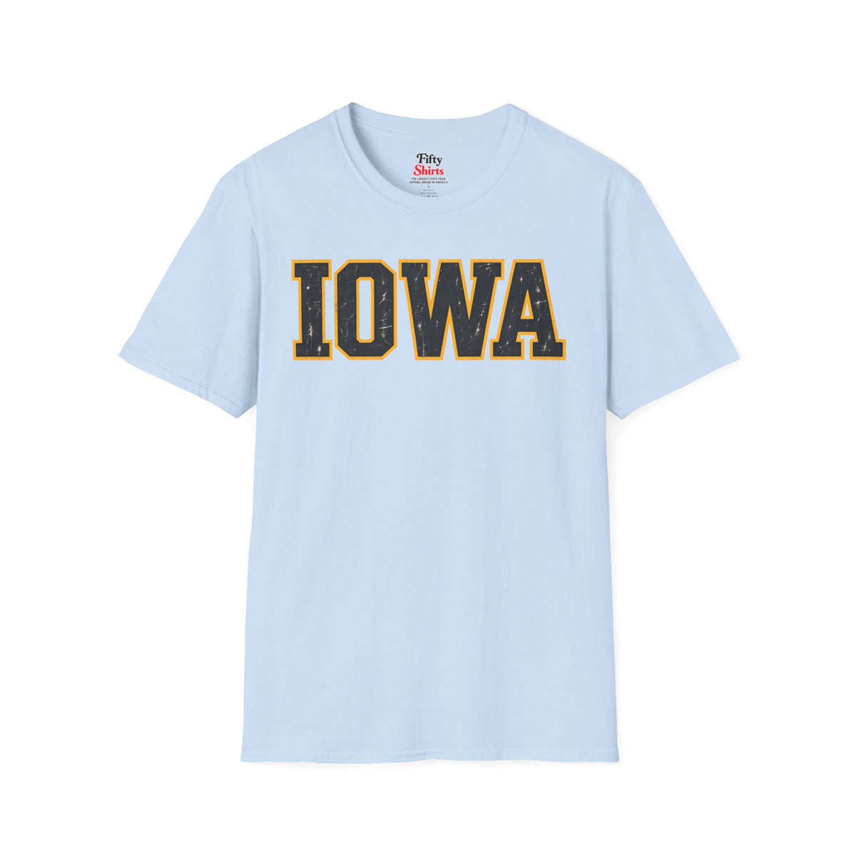 Iowa Unisex Softstyle T Shirt State Name Graphic Tee