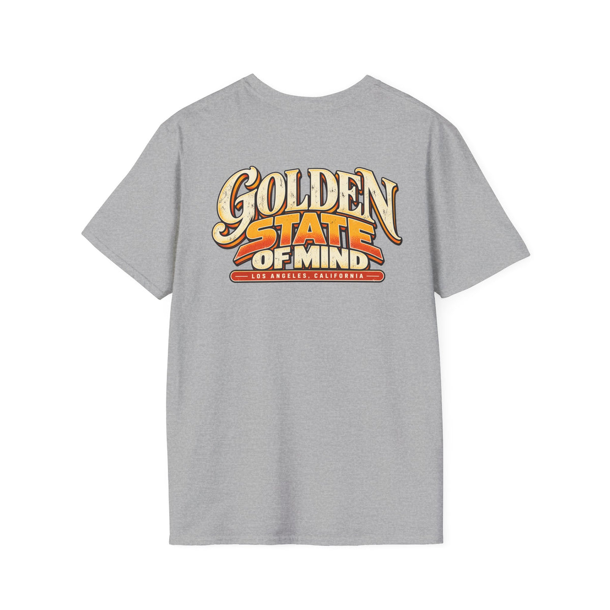 Golden State Of Mind Los Angeles Unisex Softstyle Graphic Tee