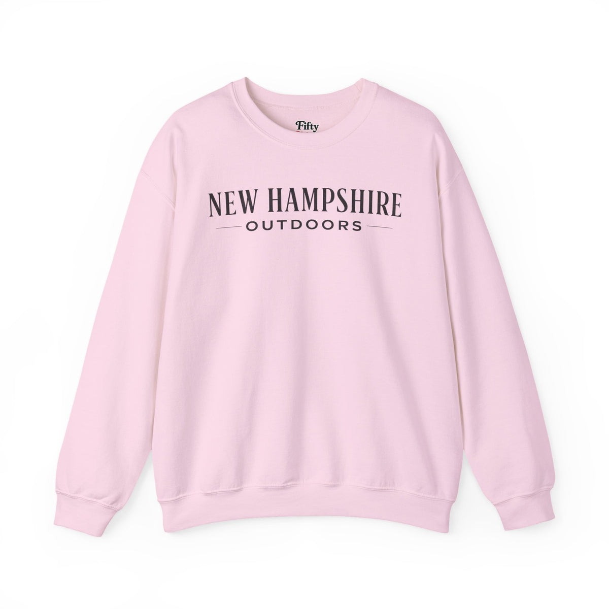 New Hampshire Outdoors Unisex Crewneck Sweatshirt State Name Graphic