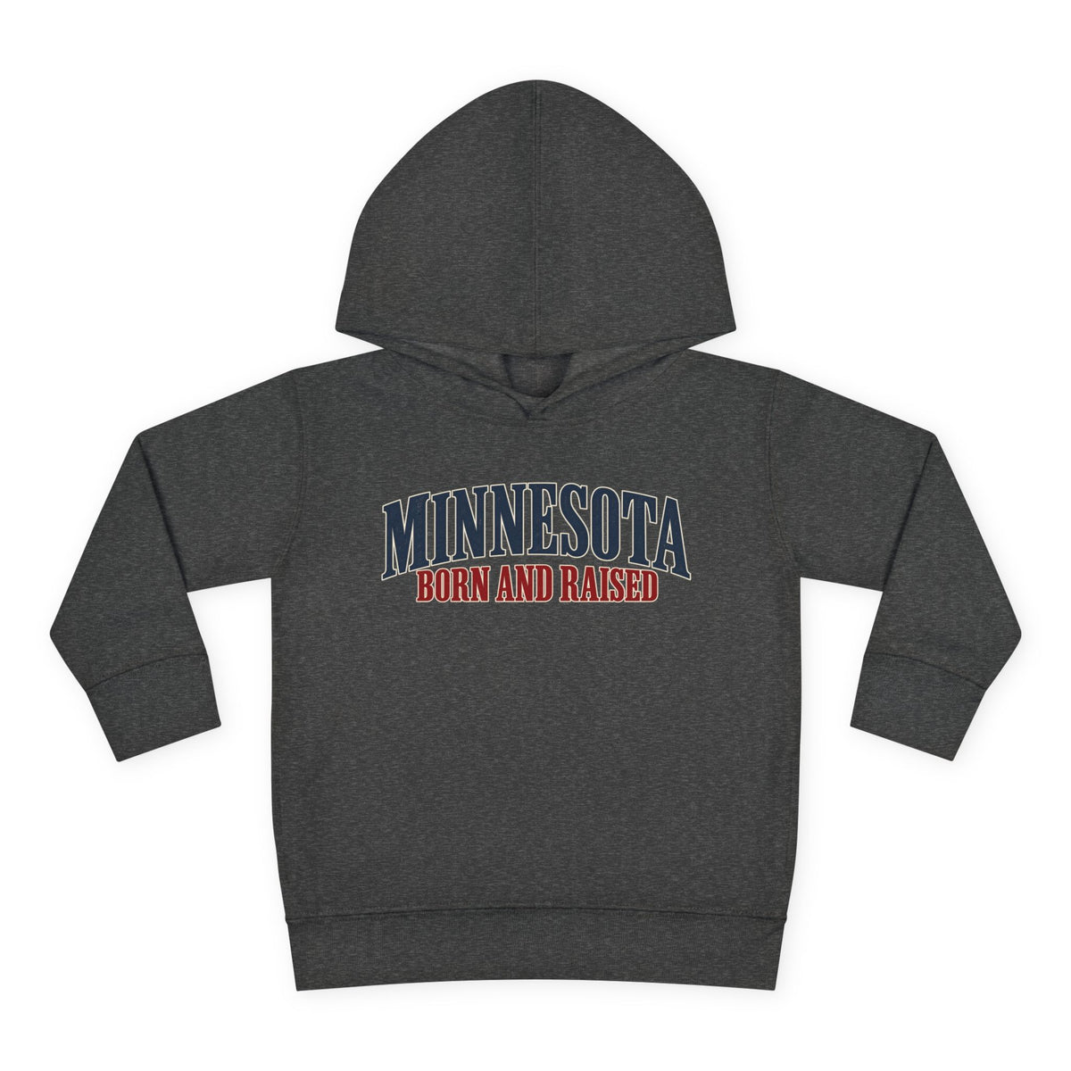 Minnesota Born and Raised Luxury Heritage Unisex Toddler Pullover Fleece Hoodie