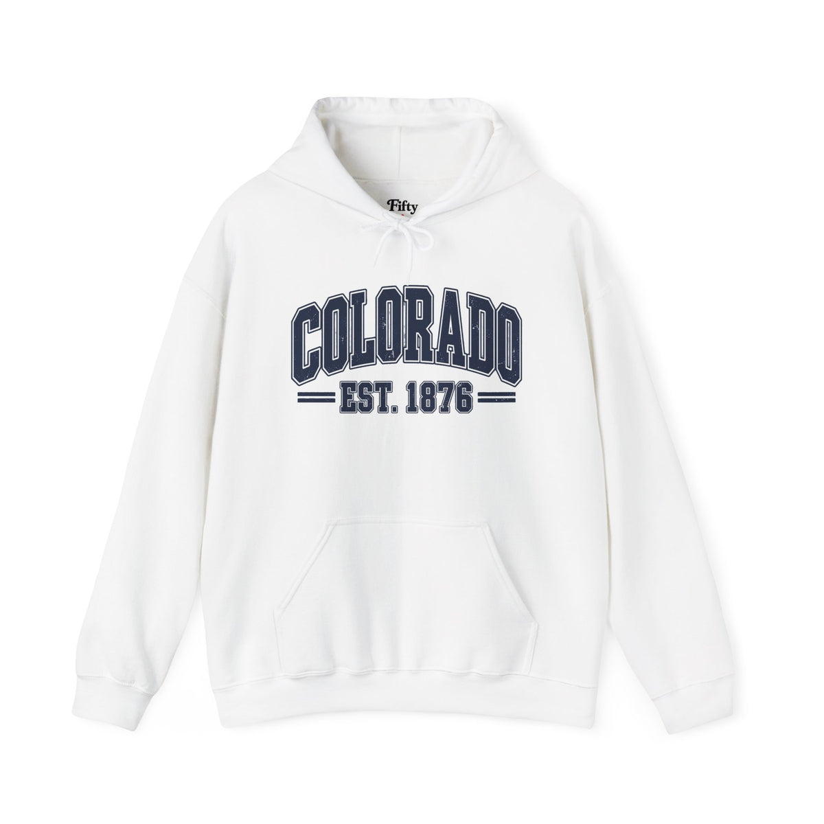 Colorado EST. 1876 Unisex Hoodie State Name Graphic