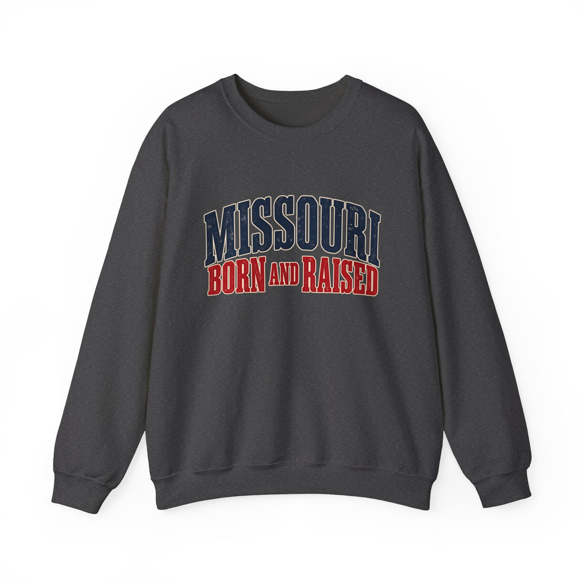 Missouri Born and Raised Midwest Heritage Unisex Sweatshirt Graphic