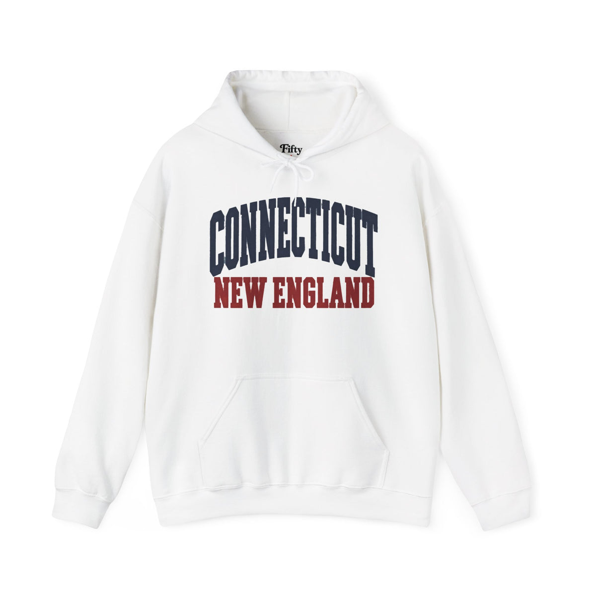 Connecticut New England Unisex Hoodie State Name Graphic