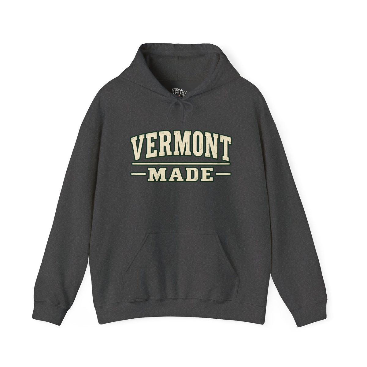 Vermont Made Unisex Hoodie State Name Graphic