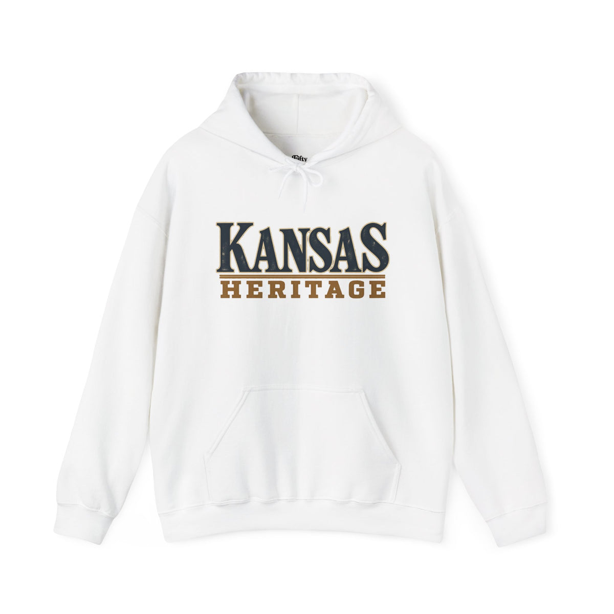 Kansas Heritage Unisex Hoodie State Name Graphic