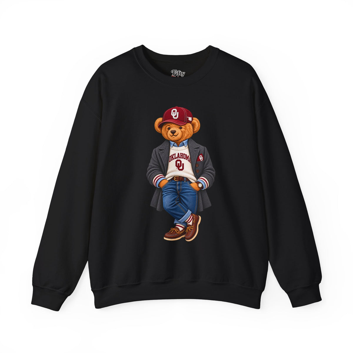 Oklahoma- Game Day Teddy Bear Sweatshirt