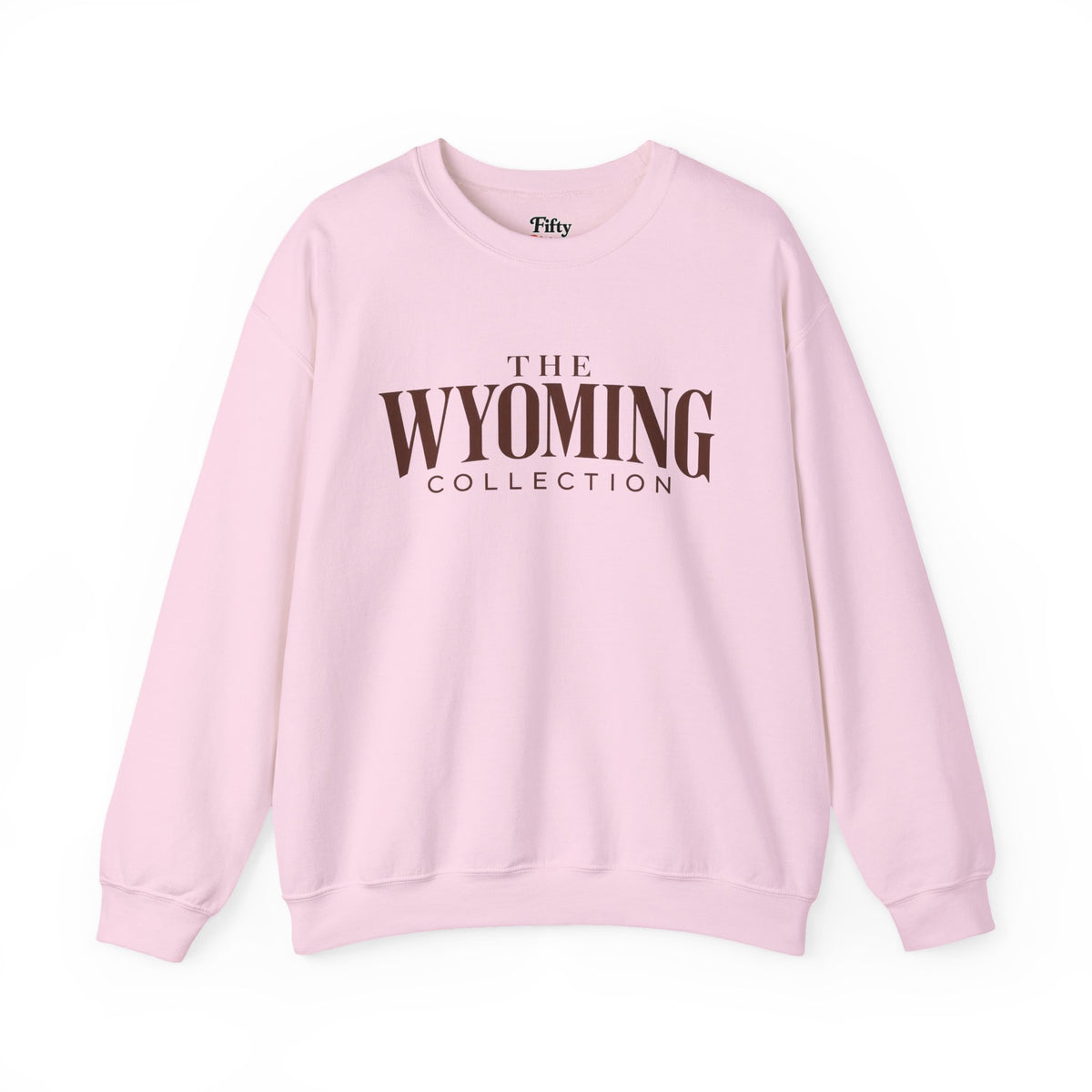 The Wyoming Collection Unisex Crewneck Sweatshirt State Name Graphic