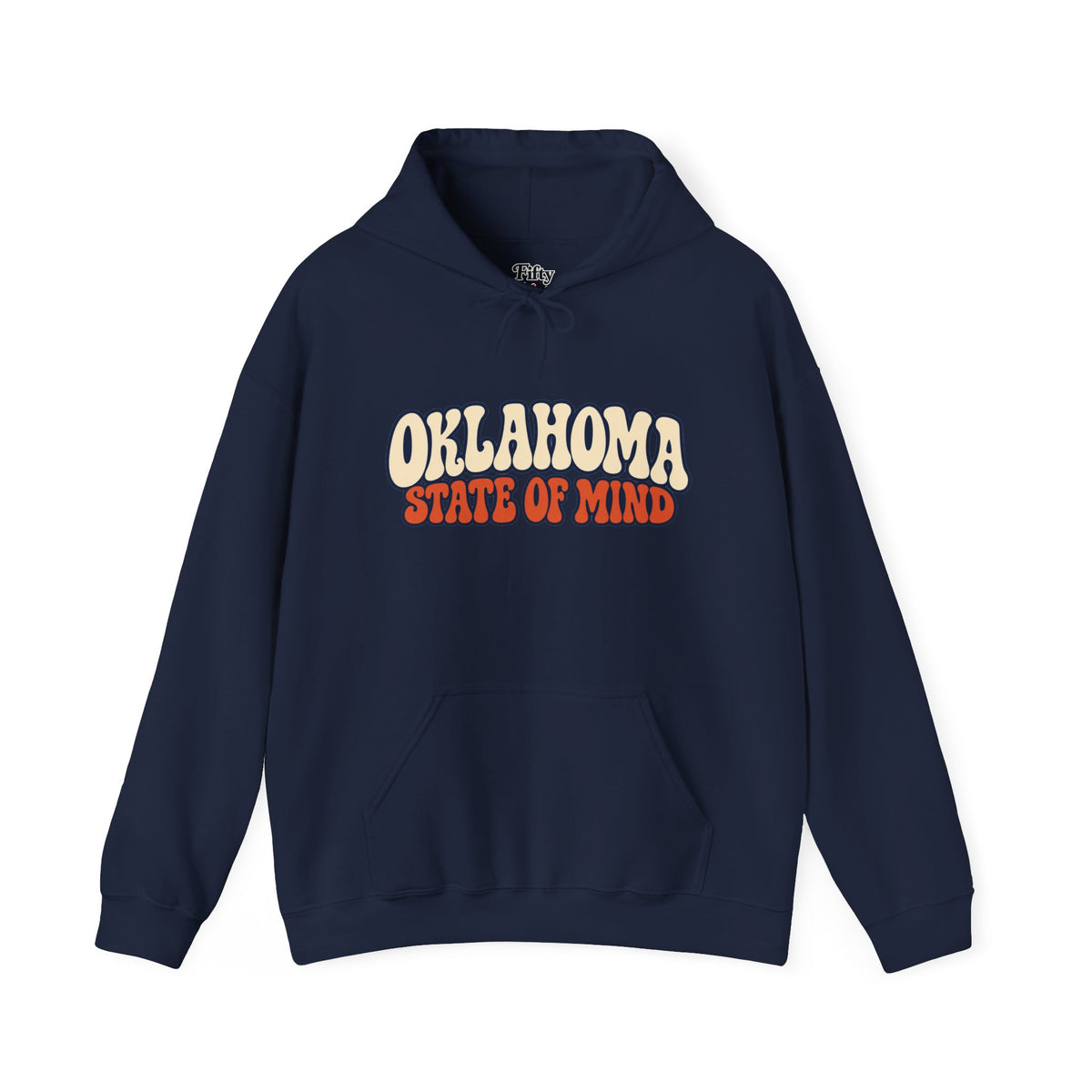 Oklahoma State of Mind Unisex Hoodie State Name Graphic