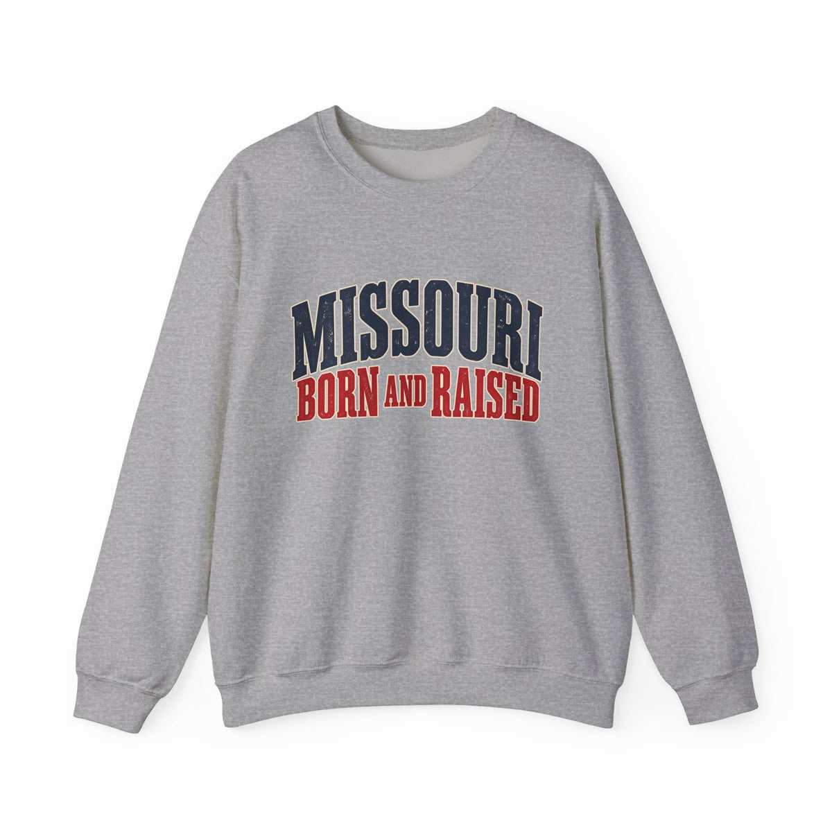 Missouri Born and Raised Midwest Heritage Unisex Sweatshirt Graphic