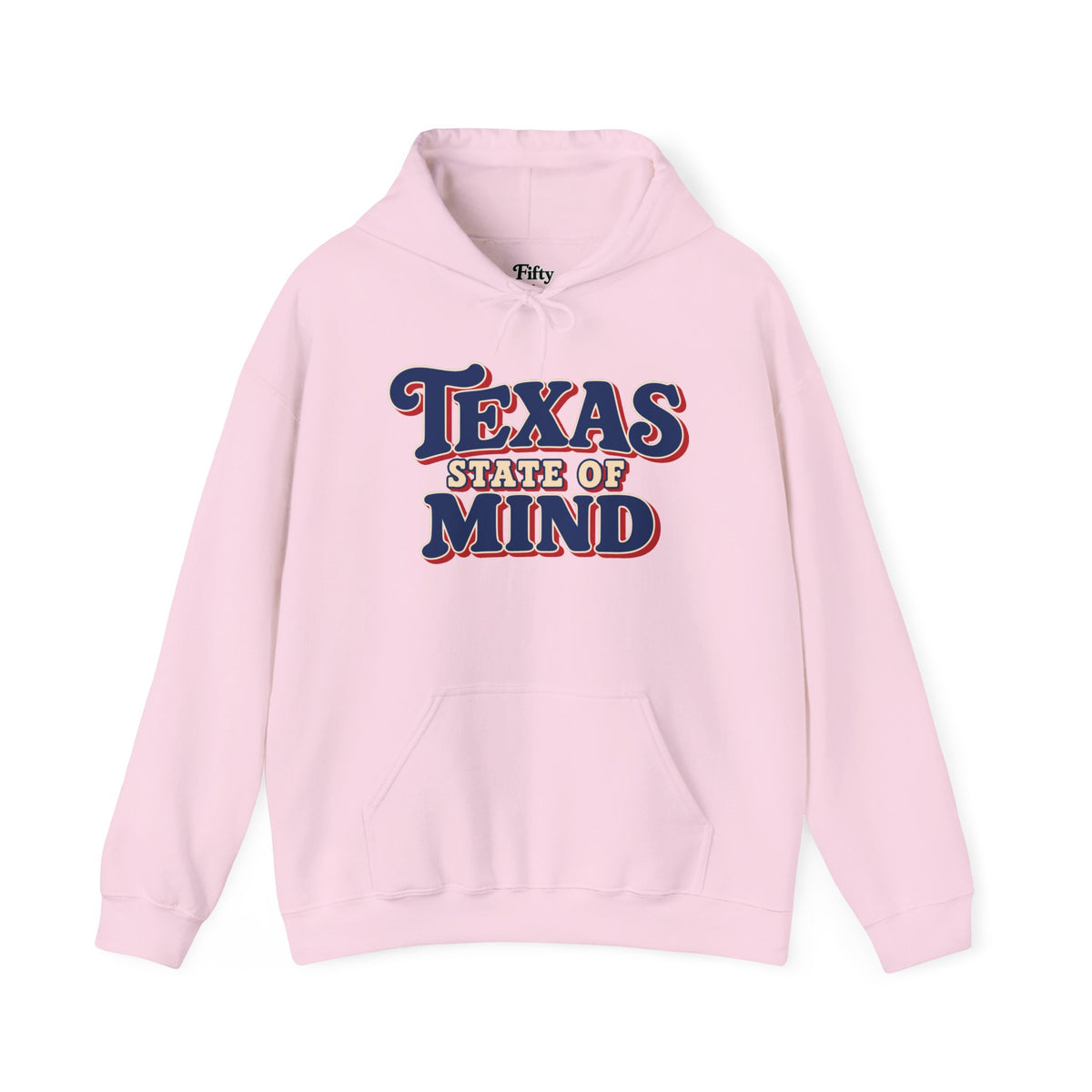 Texas State Of Mind Unisex Hoodie State Name Graphic