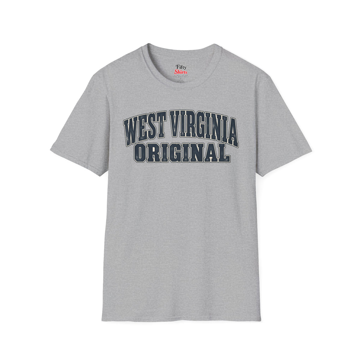 West Virginia Original Unisex Softstyle T Shirt State Name Graphic Tee