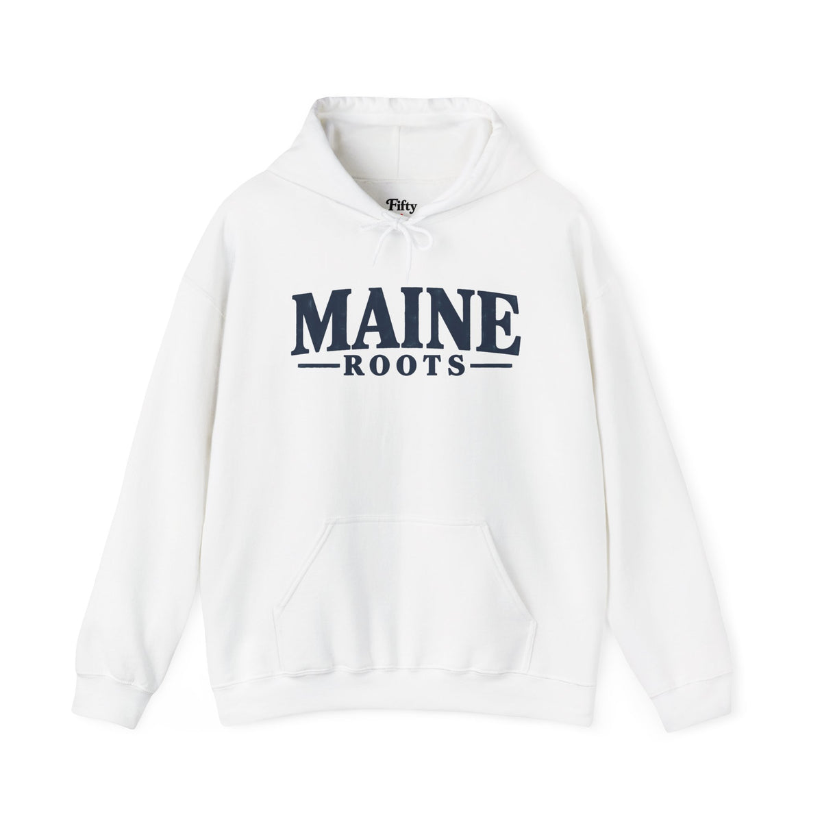 Maine Roots Unisex Hoodie State Name Graphic