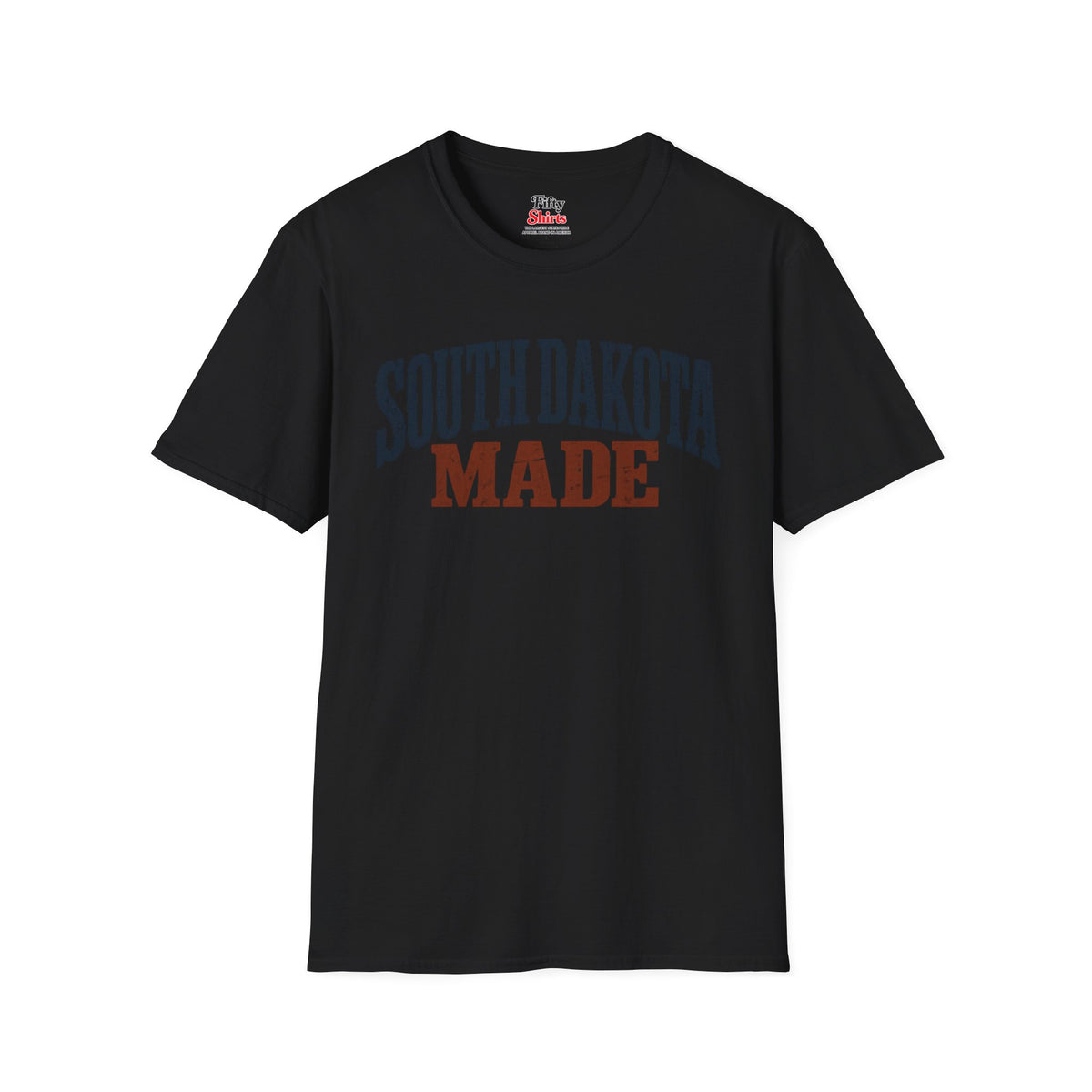 South Dakota Made Unisex Softstyle T Shirt State Name Graphic Tee