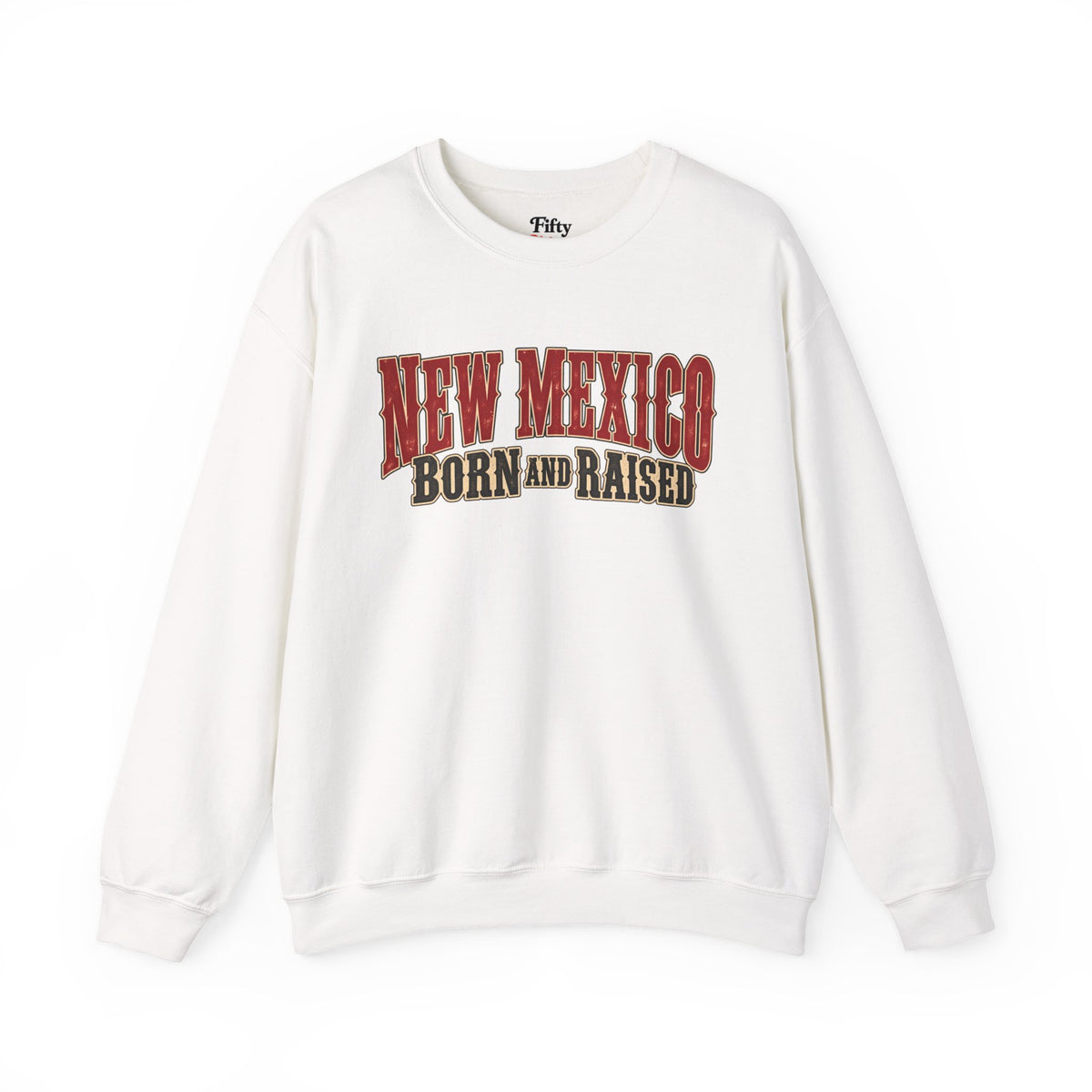 New Mexico Born and Raised Southwestern Heritage Unisex Sweatshirt Graphic