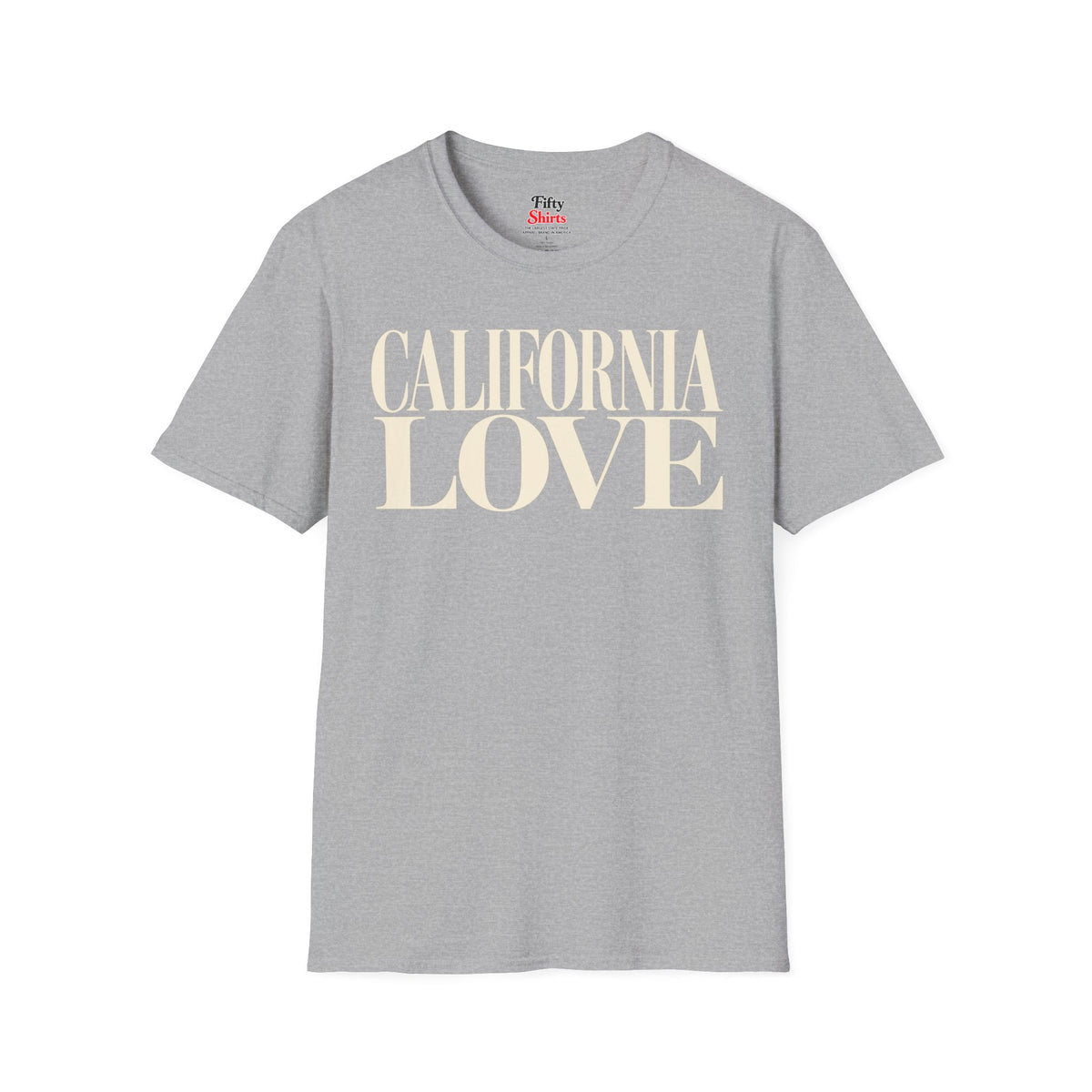 California Love Unisex Softstyle T Shirt State Name Graphic Tee