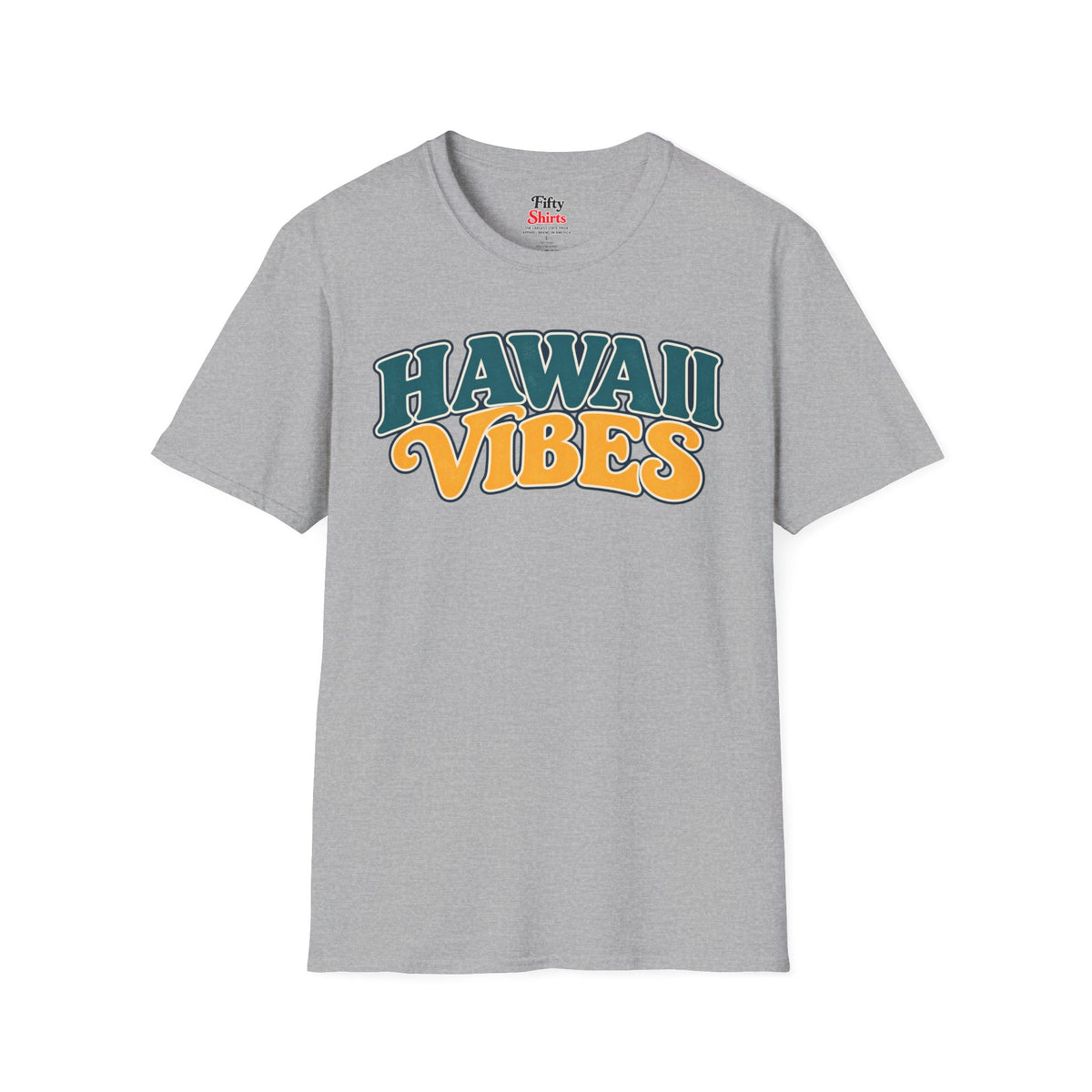 Hawaii Vibes Unisex Softstyle T Shirt State Name Graphic Tee