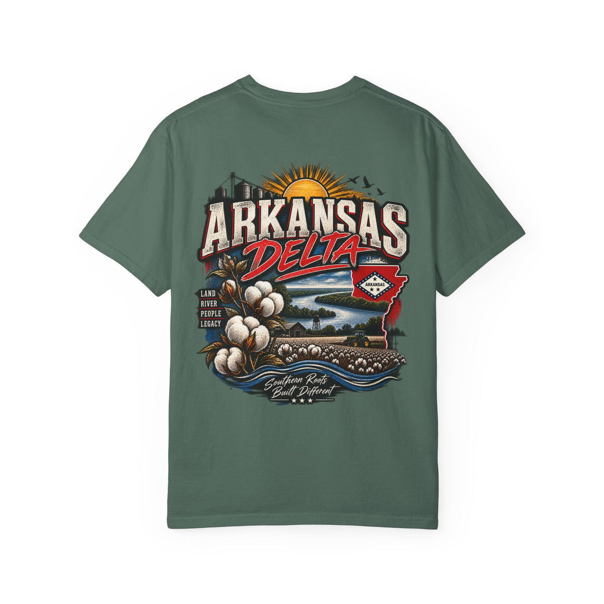 Arkansas Delta Streetwear Unisex Comfort Color 1717 Streetwear Graphic Tee