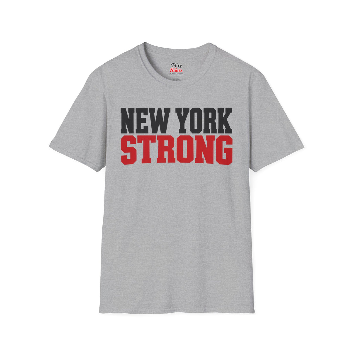 New York Strong Unisex Softstyle T Shirt State Name Graphic Tee
