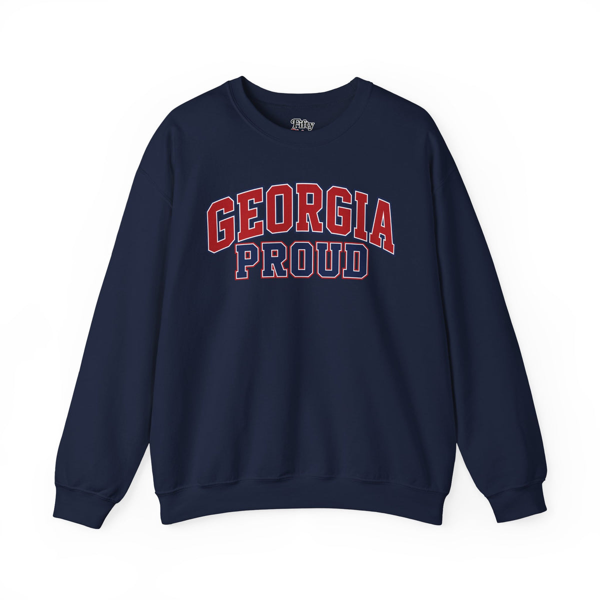Georgia Proud Unisex Crewneck Sweatshirt State Name Graphic