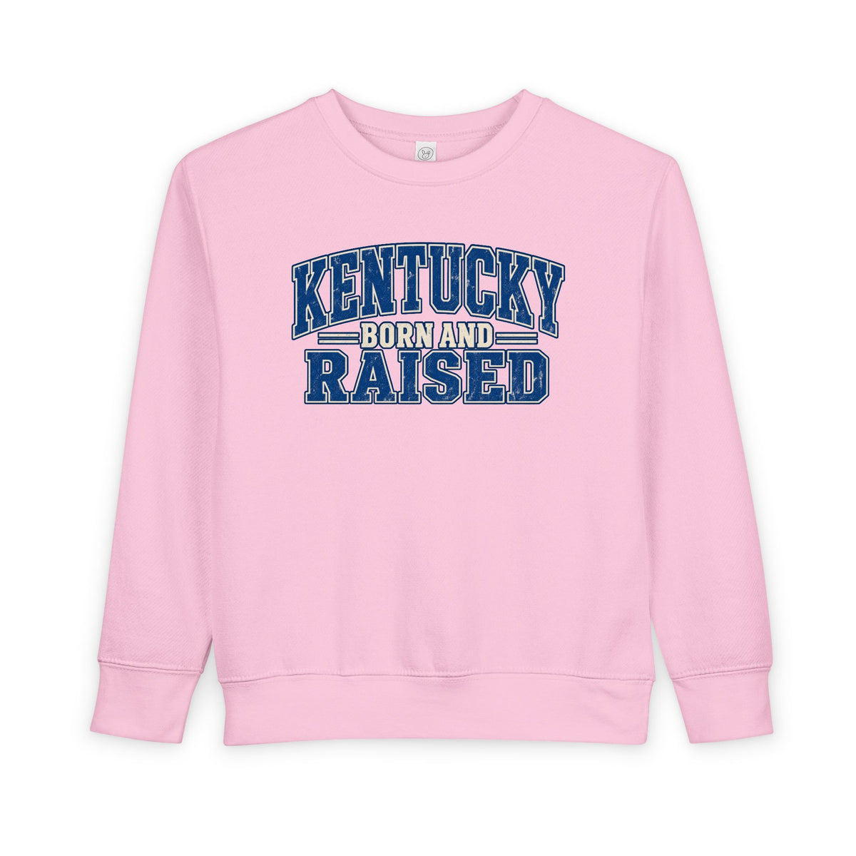 Kentucky Born and Raised Bluegrass Unisex Toddler Sweatshirt