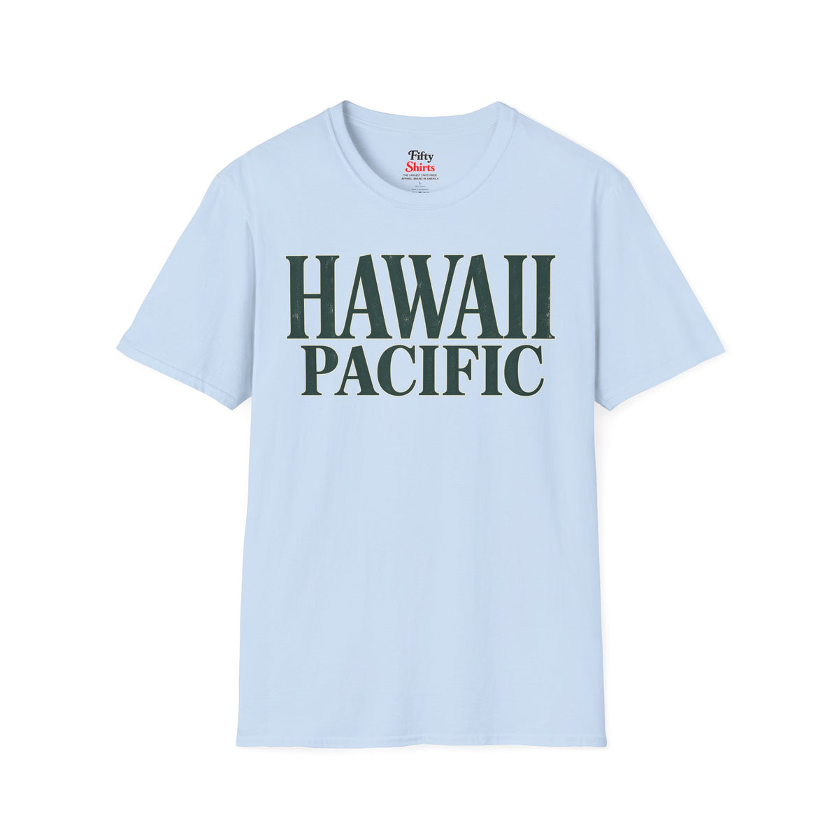 Hawaii Pacific Unisex Softstyle T Shirt State Name Graphic Tee